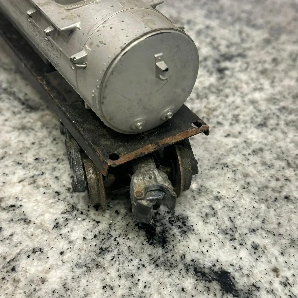 Lionel Unisex Sunoco Tank Car Silver 8000 Gallon‎ Double Dome Vintage O Gauge